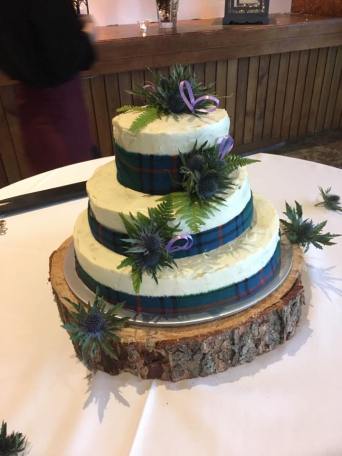 The wedding cake I made!